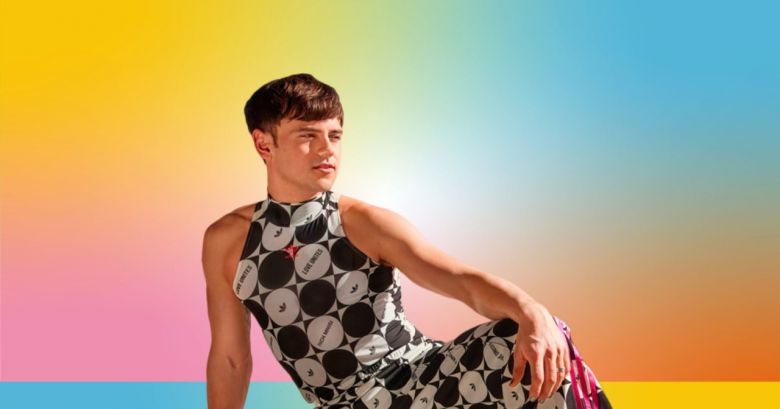 아디다스 '프라이드 2023' 컬렉션 주요 모델로 선정된 영국의 다이빙 선수 톰 데일리. [아디다스 홈페이지]