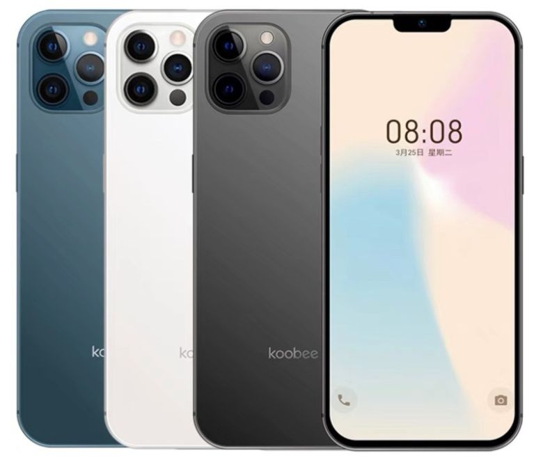 아이폰하고 구분이 안되는 중국 스마트폰 koobee X60 프로 [중국 웨이보]