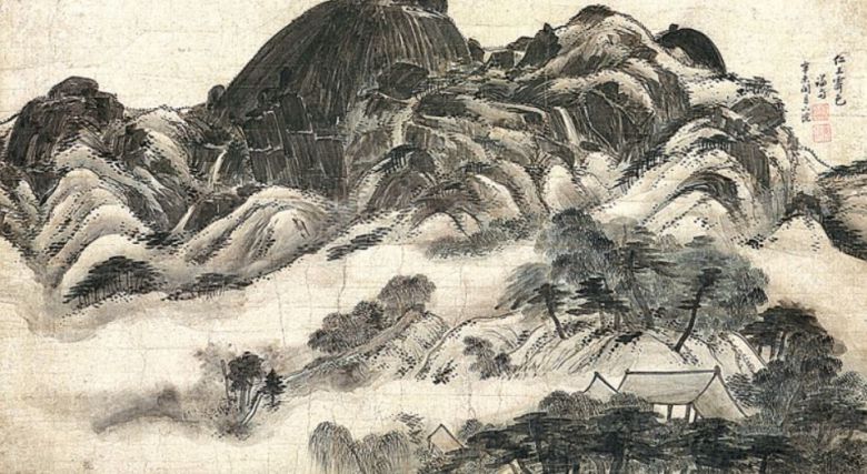 이건희 삼성 선대회장의 컬렉션 1호인 '인왕제색도'.