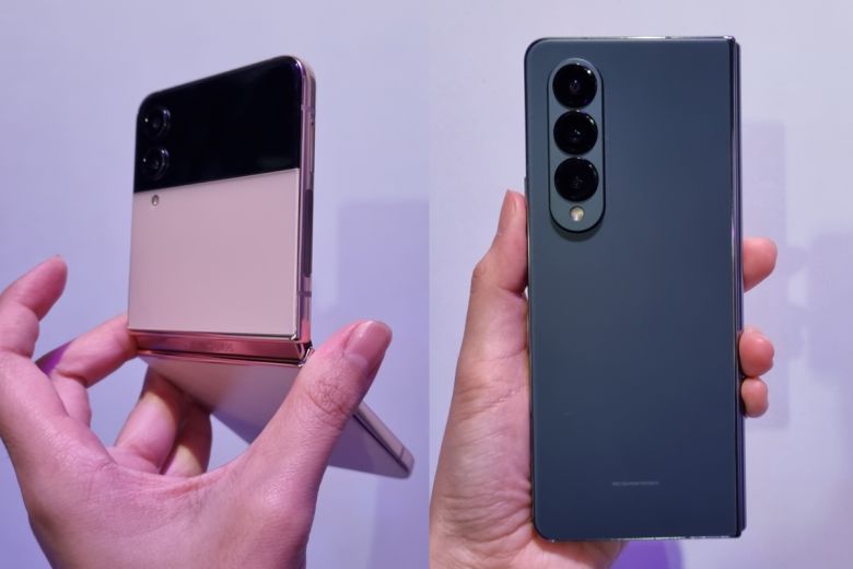 삼성전자는 작년 8월 미국 뉴욕 맨해튼에서 언팩을 열고 ‘갤럭시 Z플립·폴드4’를 공개했다. [사진=김민지 기자]