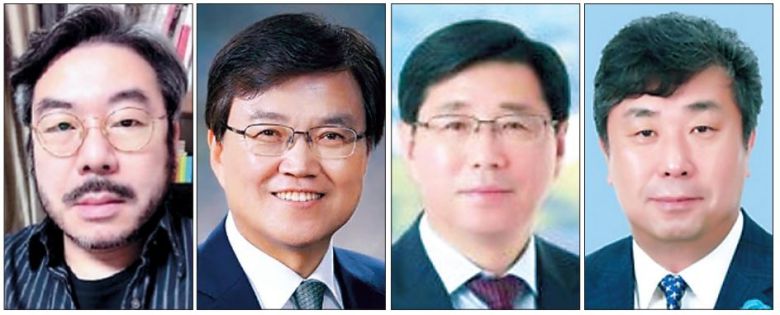 이승훈 KCGI 글로벌부문 대표, 최양희 한림대 총장, 윤종수 환경부 전 차관, 김성철 고려대 미디어학부 교수