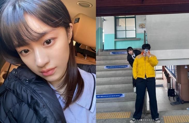 디즈니+ 오리지널 콘텐츠 무빙이 TV-OTT 드라마 화제성 부문 1위에 올랐다. 무빙 촬영 현장 [고윤정 인스타그램]