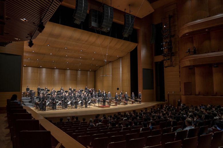 ‘오케스트라 이음’은 일종의 국악관현악 사관학교다. 이것만으로 온전한 커리큘럼이다. 과정으로 치면 ‘국악관현악 심화반’쯤 된다. [국립국악관현악단 제공]