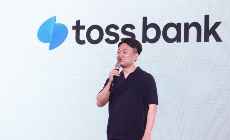 홍민택 토스뱅크 대표가 전월세보증금대출 간담회에서 발언하고 있다.[토스뱅크 제공]