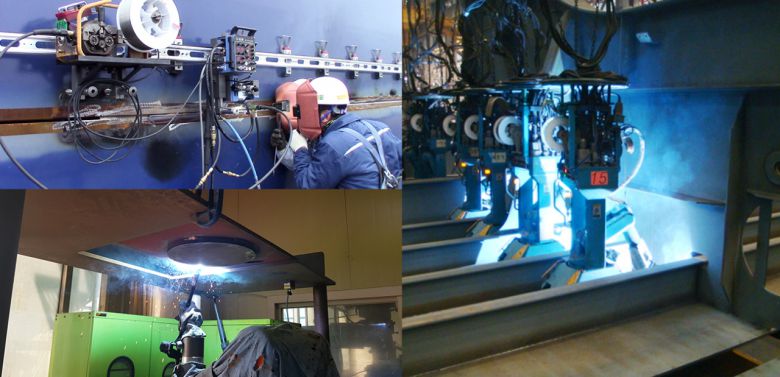 현대삼호중공업의 생산 자동화·효율화 기술이 적용된 작업 현장의 모습 [현대삼호중공업 홈페이지]