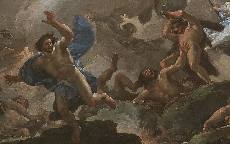 프란시스코 바이유 이 수비아스, 기간테스의 몰락(헤라클레스 부분 확대)