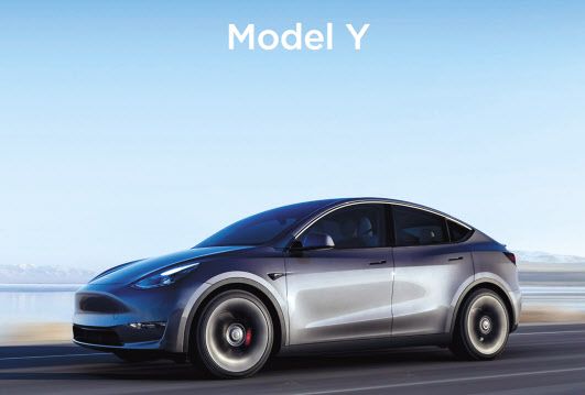 테슬라 ‘모델 Y’ [테슬라 홈페이지 캡처]