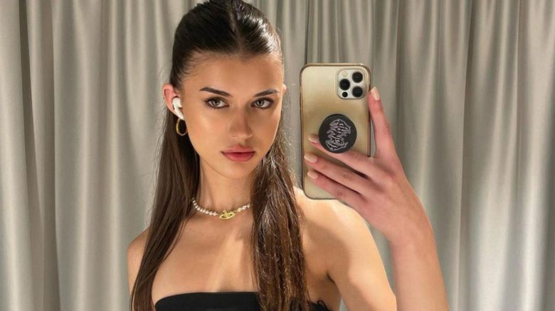 최근 자신의 딥페이크 영상이 온라인에 유포됐다며 피해를 호소한 모델 나디아 잘렉.[@nadiazalecka/TikTok]