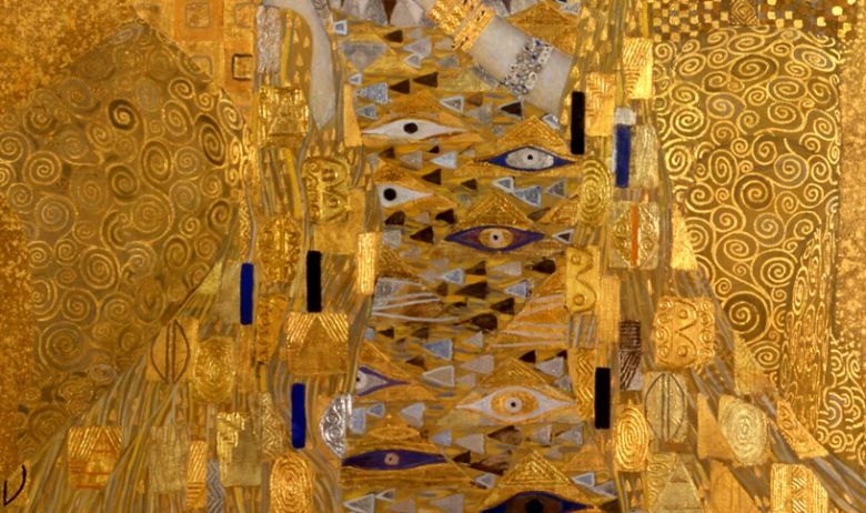 구스타프 클림트. '아델레 블로흐-바우어의 초상화 Ⅰ'(일부 확대)