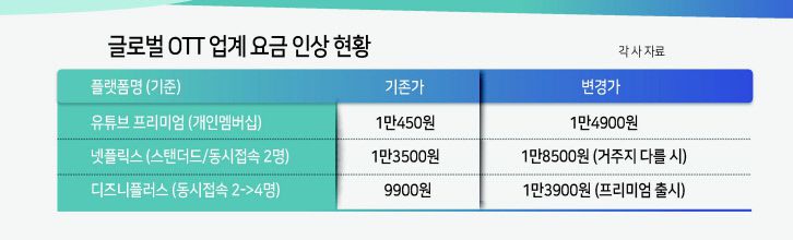“수도권에서 서울로 출근하는 길에 넷플릭스를 보는데 오류가 나서 재생이 안 되더라. 가격은 올라가는데 서비스는 갈수록 낮아지는 것 같아 속이 터진다.” (30세 직장인 임모 씨)