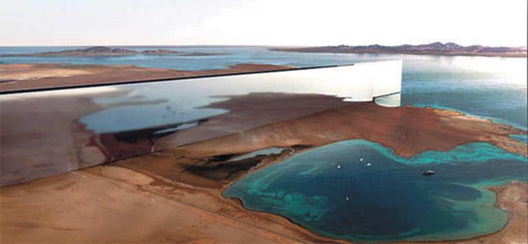 한미글로벌이 특별 총괄프로그램 관리(e-PMO)를 맡은 사우디아라비아 네옴시티 ‘더 라인’. 한미글로벌은 네옴시티에서 총 8개 프로젝트를 수주했다. 한미글로벌은 이같은 성장을 토대로 100명이 넘는 채용 증가세를 이뤘다. [한미글로벌 제공]