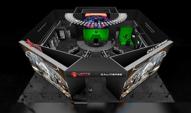 CES2024에서 공개될 칼리버스 조감도 [롯데정보통신 제공]