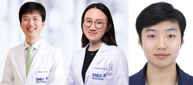 [사진 왼쪽부터] 소아정형외과 신창호 교수, 소아청소년과 이윤정 교수, 황성현 전문의