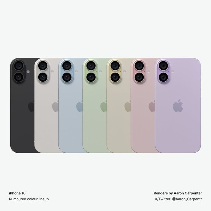 새로운 아이폰 ‘아이폰16’ 색상