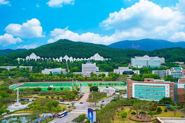 조선대학교 전경.