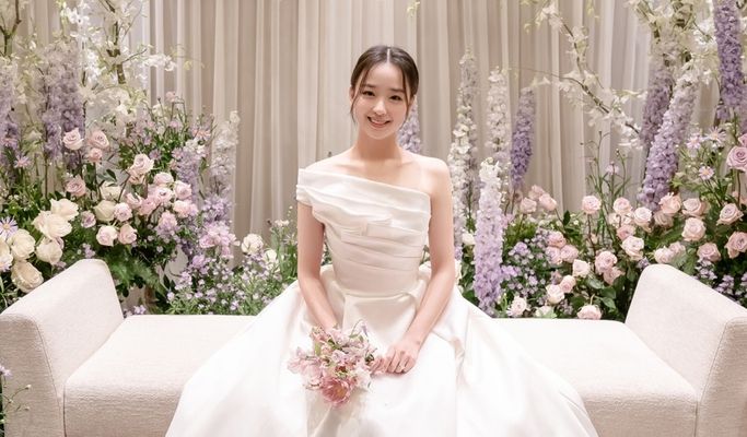 결혼식을 올린 손연재. [넥스트 유포리아]