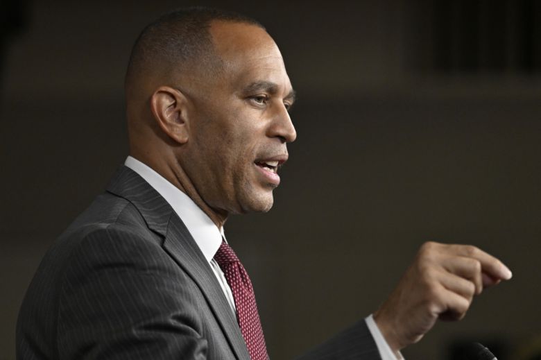 하킴 제프리스 미국 하원 민주당 원내대표. [AP]