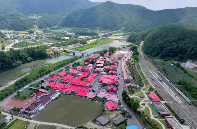 봉화 분천 산타마을 여름풍경