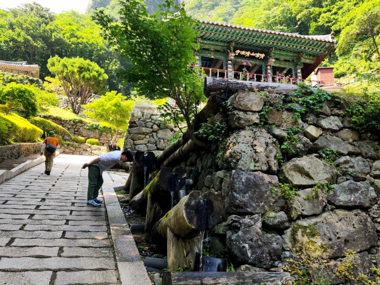 소여물통 입체 샘물받이