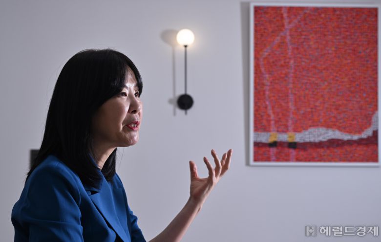 박애리 HSAD 대표가 지난 14일 서울 마포구 LG마포빌딩에서 헤럴드경제와 인터뷰를 하고 있다. 임세준 기자