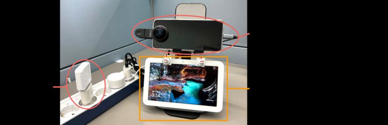 상황 인식 기반 멀티모달 스마트 스피커 시스템 프로토타입.[KAIST 제공]