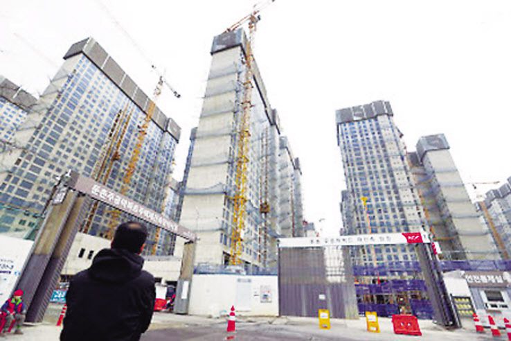 서울 강동구 둔촌주공 아파트 재건축 현장 모습 [연합]