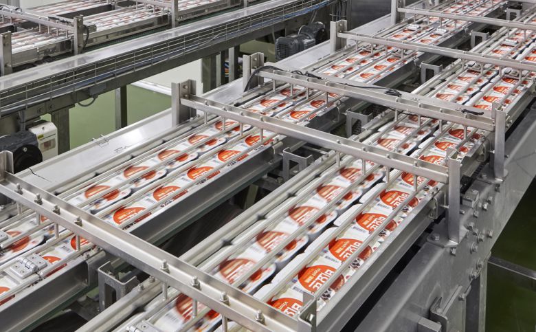 서울우유 양주공장에서 생산하는 비요뜨 제품. [서울우유협동조합 제공]