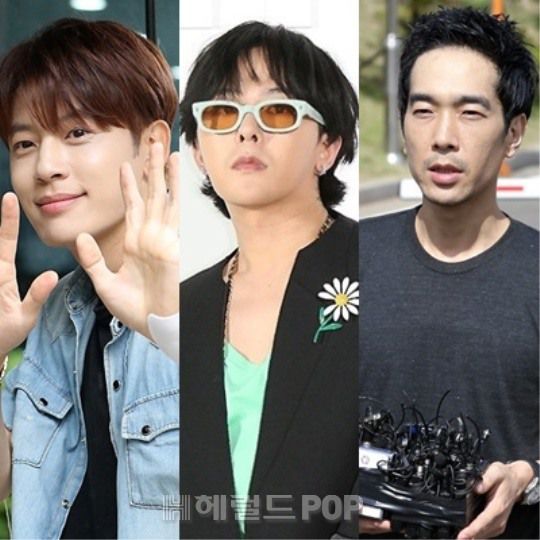 세븐, 지드래곤, 고영욱/사진=헤럴드POP DB