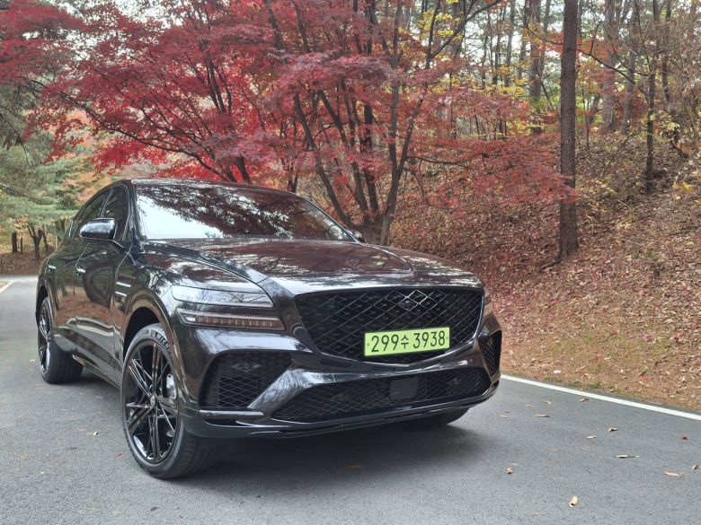 GV80 쿠페 블랙 외관. [김성우 기자]