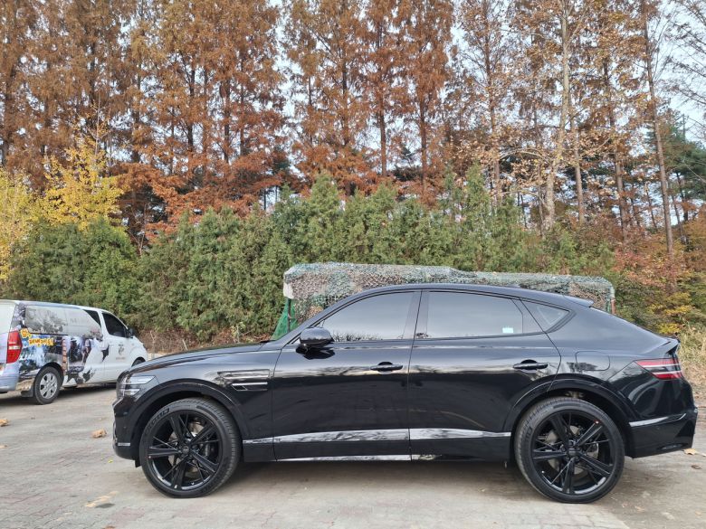 GV80 쿠페 블랙 외관. [김성우 기자]