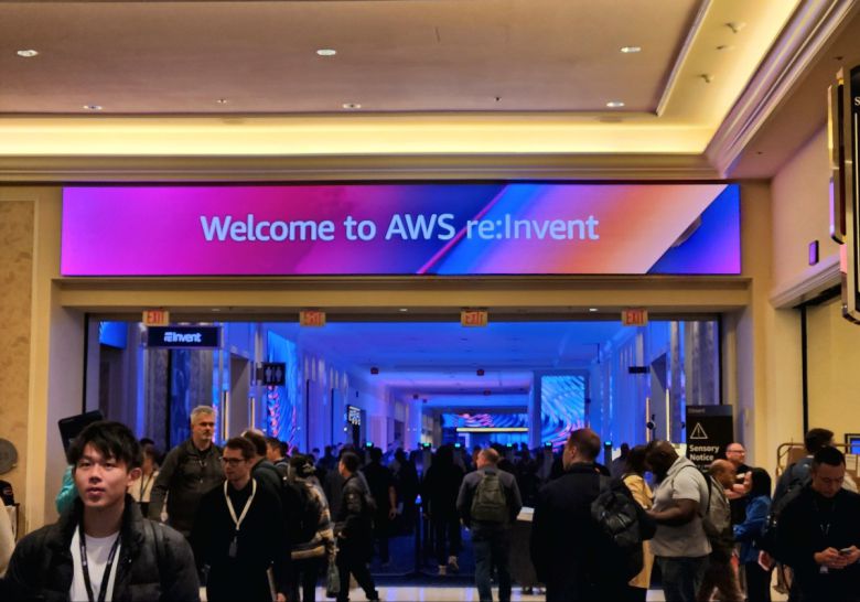 AWS가 2~6일(현지시간) 미국 라스베이거스 베네시안 호텔에서 진행하는 최대 연례행사 ‘리인벤트(re:Invent)’ 전경. [권제인 기자/eyre@]