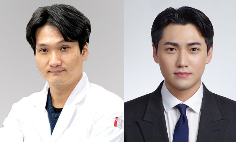 엄광섭(왼쪽) 교수와 이창현 박사과정.[GIST 제공]