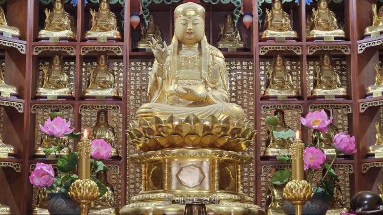 고창 선운사 금동지장보살좌상