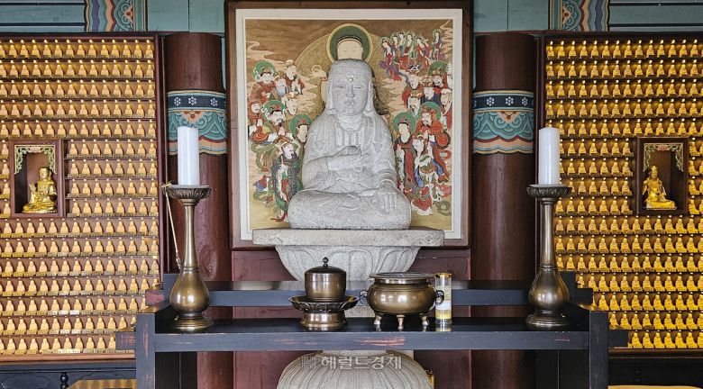 참당암 석조지장보살좌상