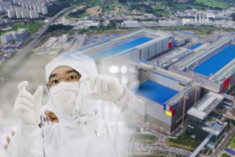 이재용 회장과 평택캠퍼스 [헤럴드DB]