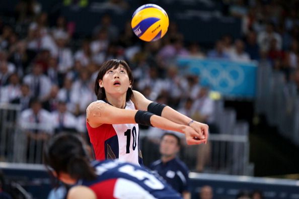 김연경이 대회 MVP를 수상한 2012년 런던올림픽 당시 경기 모습  [게티이미지]