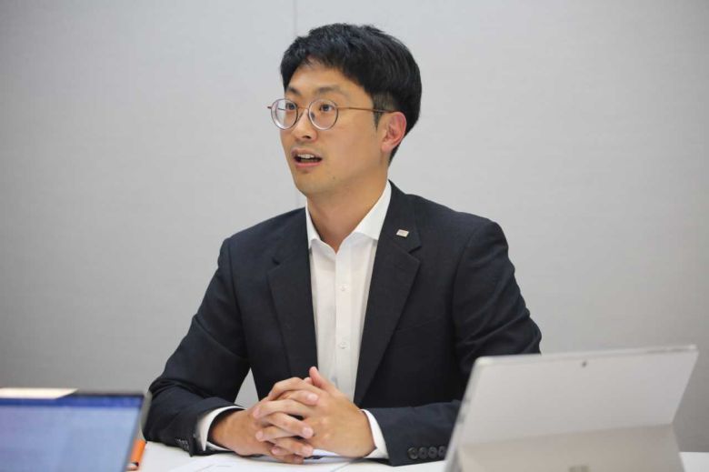 양승직 미래에셋자산운용 리서치팀 선임매니저가 지난 13일 서울 종로구 미래에셋자산운용 사무실에서 인터뷰를 하고 있다. [미래에셋자산운용 제공]