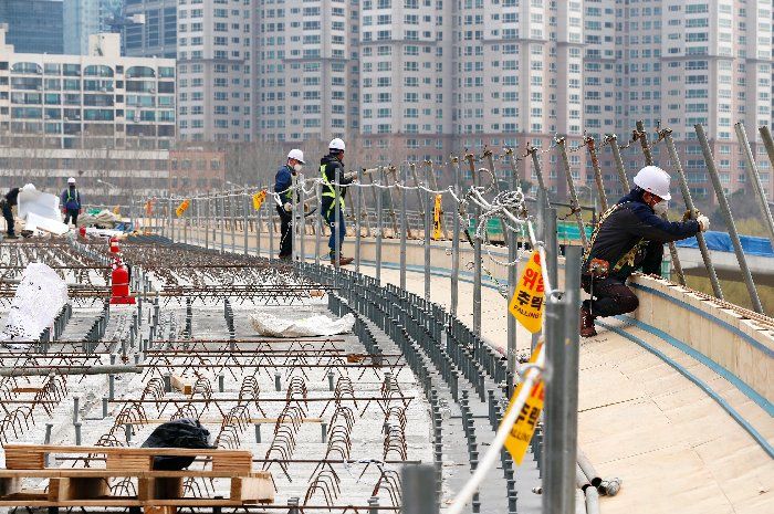 수도권 한 건설현장 모습. [연합]