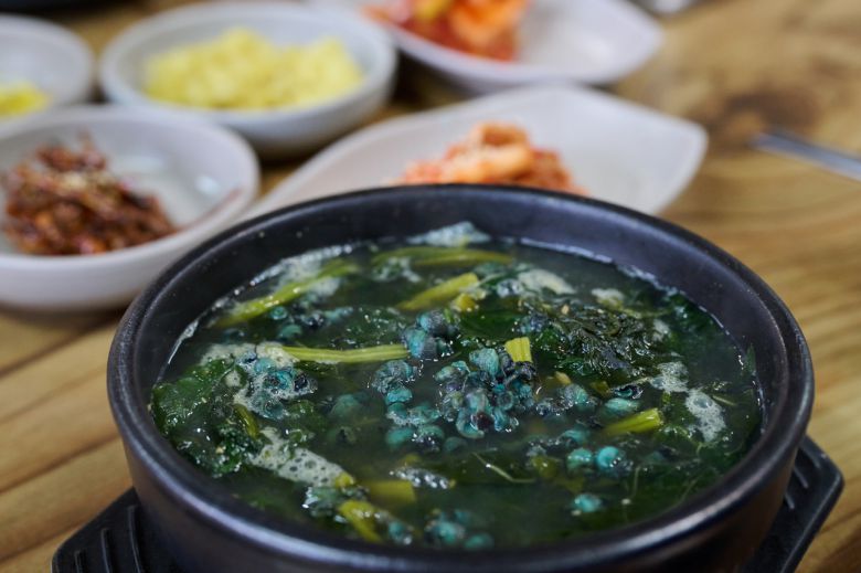 남원 맑은뜰 다술기해장국 ‘아욱’버전