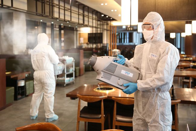 세스코 살균서비스.[세스코 제공]