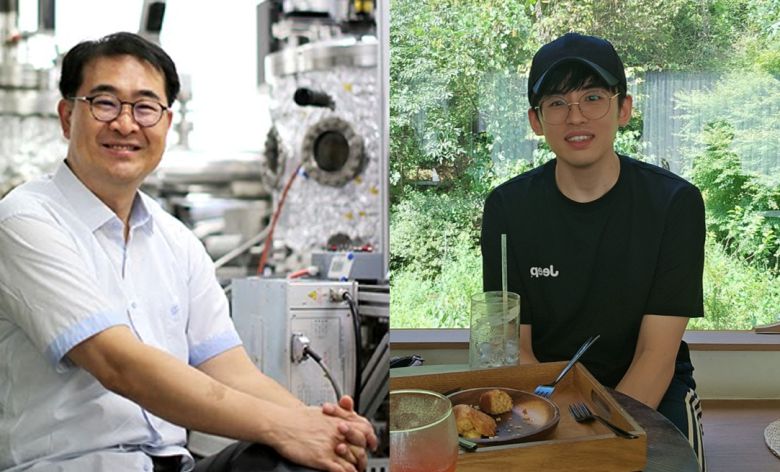 유천열 (왼쪽부터) DGIST 화학물리학과 교수, 박권진 DGIST 기초과학연구소 박사.[DGIST 제공]