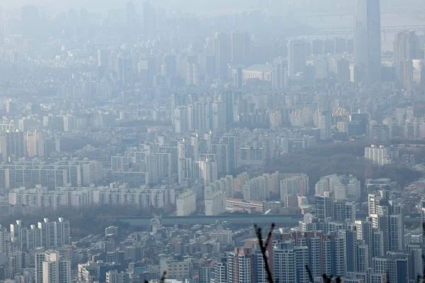 서울의 아파트 단지의 모습. [연합]