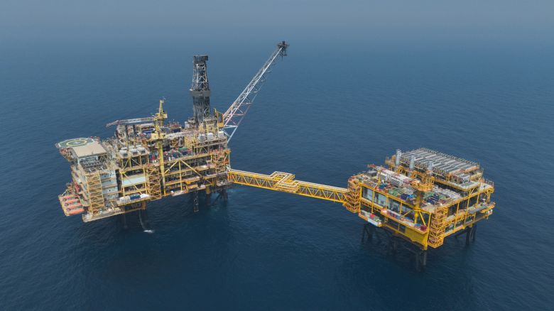 포스코인터내셔널의 미얀마 해상 가스전. [포스코인터내셔널 제공]
