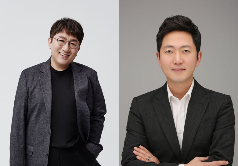 하이브 방시혁 의장, 이재상 CEO [하이브 제공]