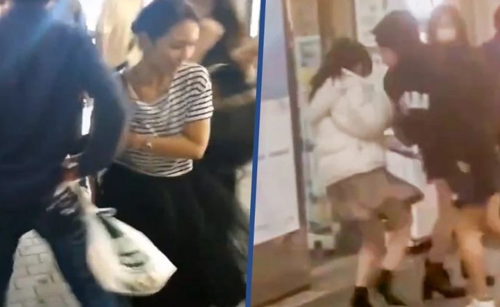 일본에서 시작된 ‘범핑 갱(bumping gang)’, 일명 ‘어깨빵’족이 최근 영국 런던에서도 목격되며 온라인상에서 큰 논란을 일으키고 있다. [SCMP]