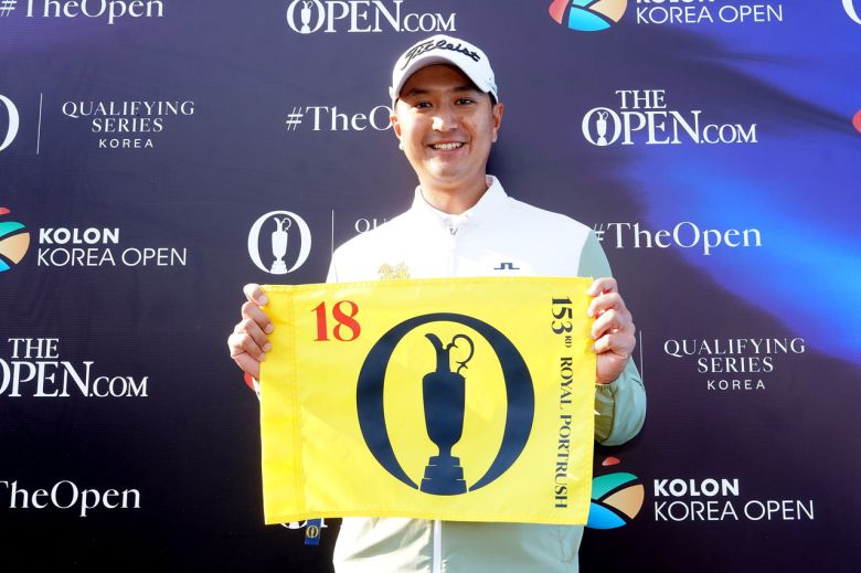 코오롱 한국오픈 우승으로 오는 7월 열리는 디오픈 출전권을 획득한 사돔 깨우깐자나. [사진=코오롱 한국오픈 조직위 제공]