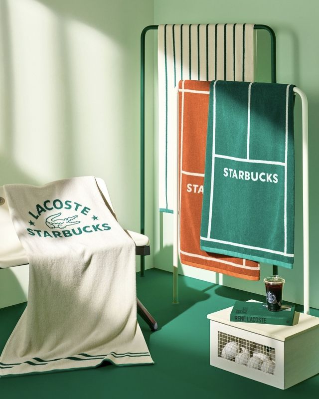 스타벅스 코리아가 라코스테와 협업해 내놓은 2025 여름 한정판 굿즈. [스타벅스코리아 제공]
