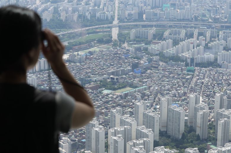 사진은 5일 서울 강남·송파구 일대 [연합]