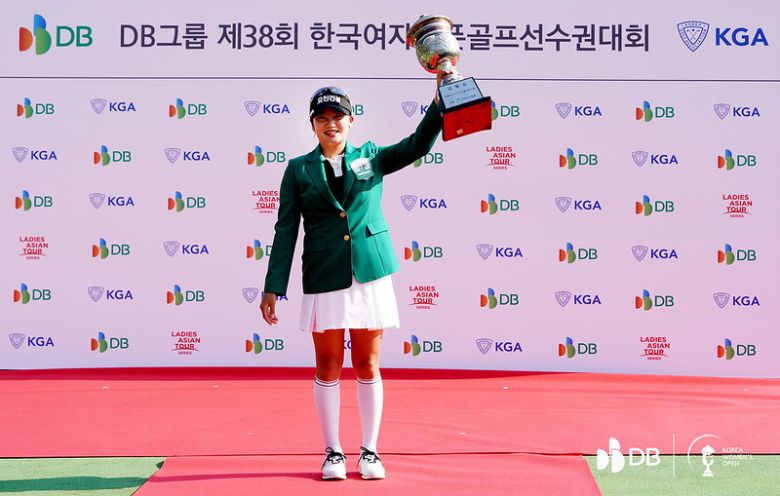 지난해 한국여자오픈에서 와이어 투 와이어 우승을 차지한 노승희   [KGA 제공]