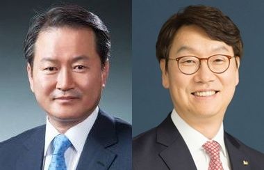 성대규(왼쪽) 동양생명보험 대표 후보와 곽희필 ABL생명보험 대표 후보 [우리금융 제공]